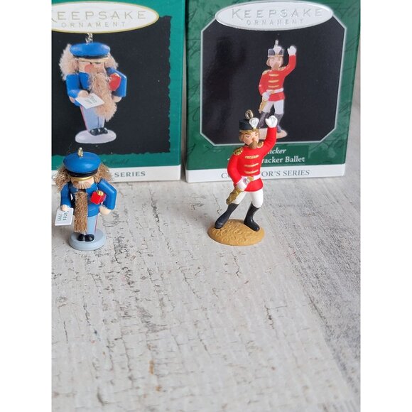 Hallmark Nutcracker solider miniature ornament Xmas army‎ set - Picture 4 of 8
